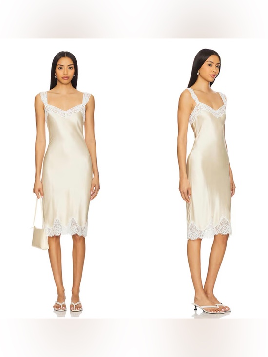 Tularosa Dresses & Skirts - NWT TULAROSA Camille satin lace dress